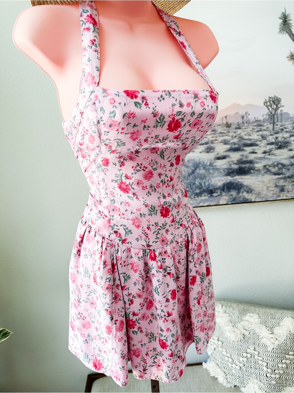 Rose Garden Wanderings & Meadow Daydreams Hollister Cottagecore Romance dress - Picture 5 of 7
